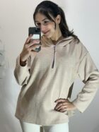 Camisola com fecho