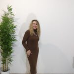 Vestido em Malha Comprido