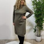 Vestido de Malha Cinza