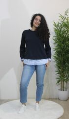 Camisola Azul Marinho