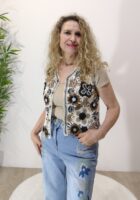 Colete Crochet Flores - Image 4