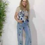 Colete Crochet Flores