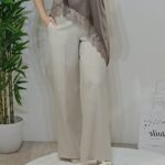 Blusa de Cetim com Renda